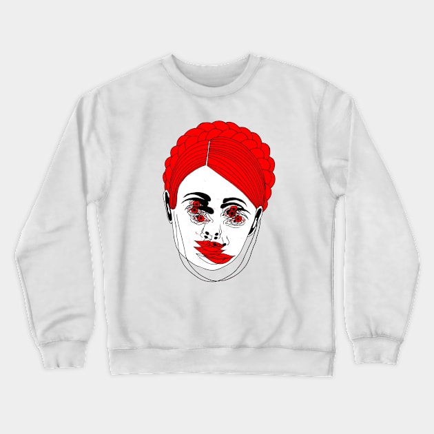 Eyes Crewneck Sweatshirt by FUN ART